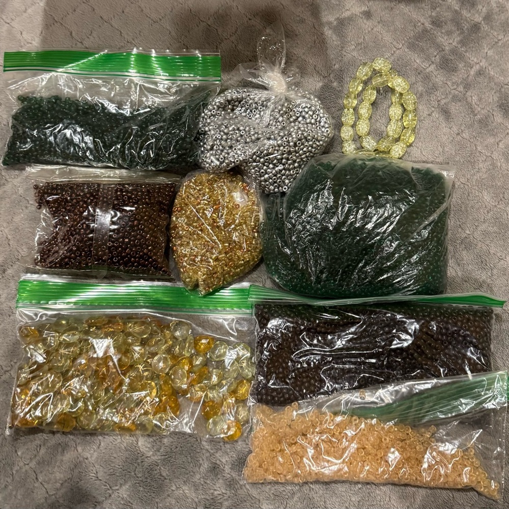 Assorted Bead Collection in Various Colors